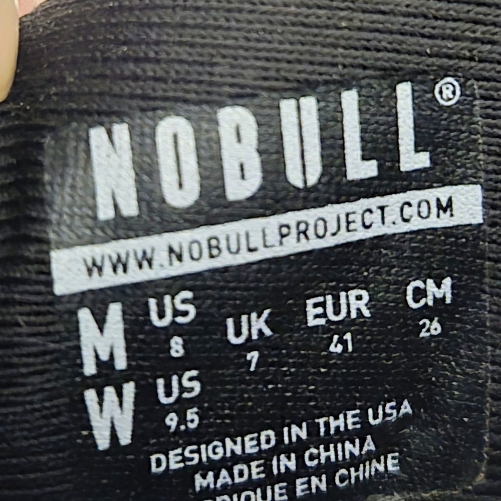 NoBull Midnight Palm Shoes Wm Sz 9.5 Sneakers Cross Trainers Black Pink Athletic - Picture 9 of 9